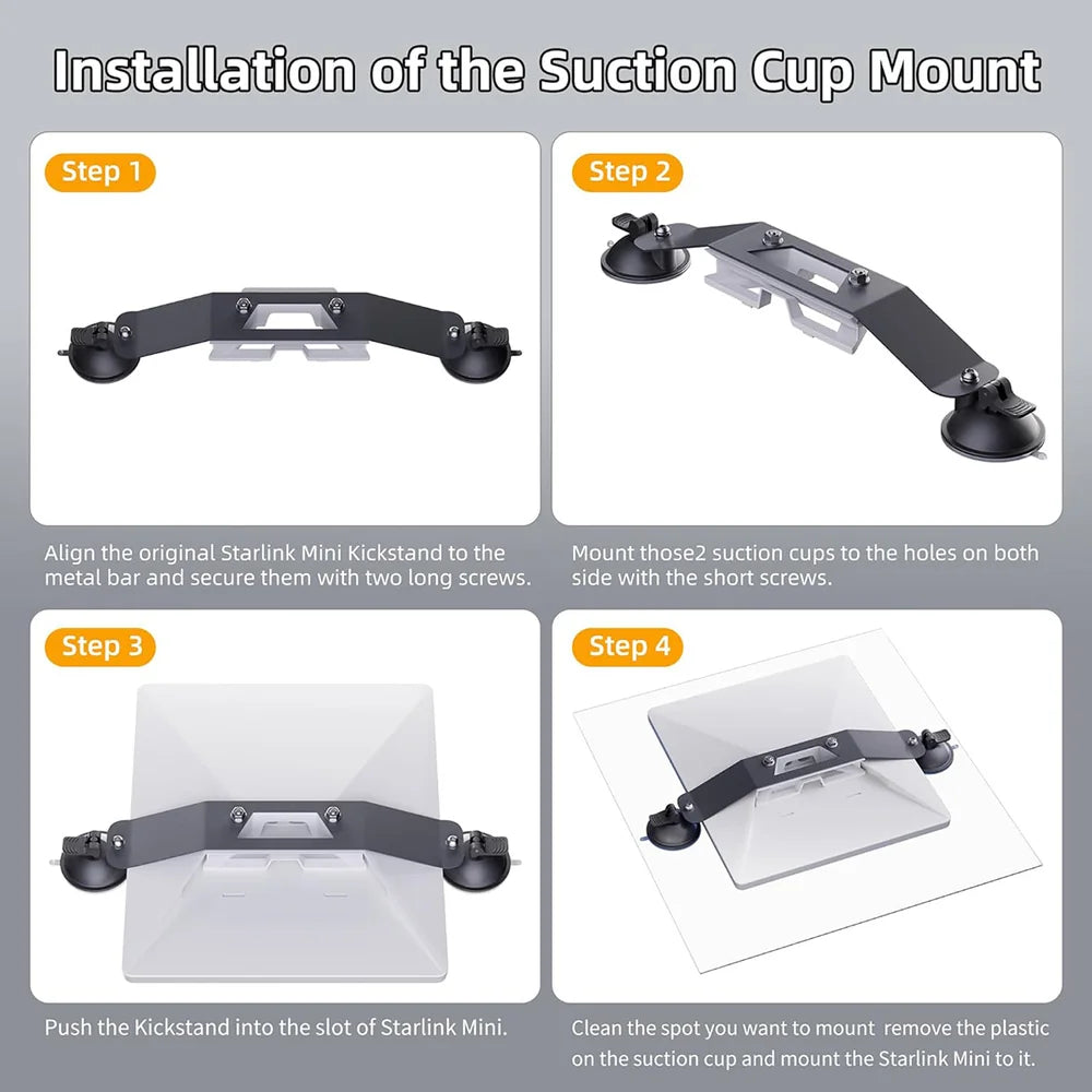 Starlink Mini Heavy-Duty Suction Mount Roof Sunroof v3 view 5