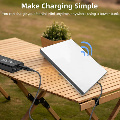 USB-C to DC Adapter Cable for Starlink Mini view 2