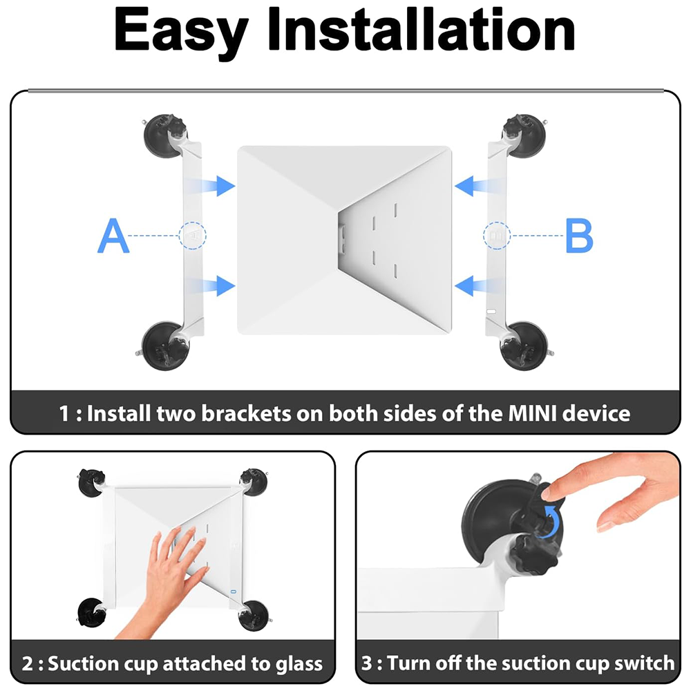 Starlink Mini Car Roof & Window Suction Mount view 5