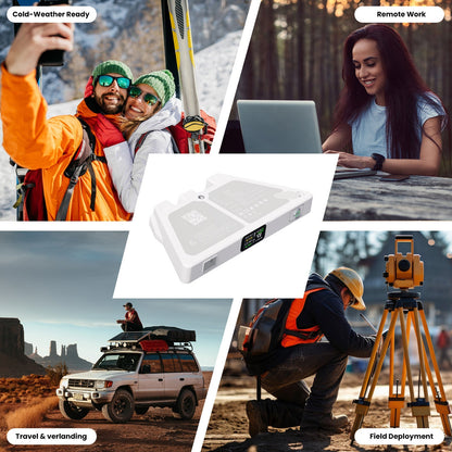 Starlink Mini Power Bank - LinkPack 2 | 99Wh 5H Runtime, IP65, Airline Approved - AerolinkGear