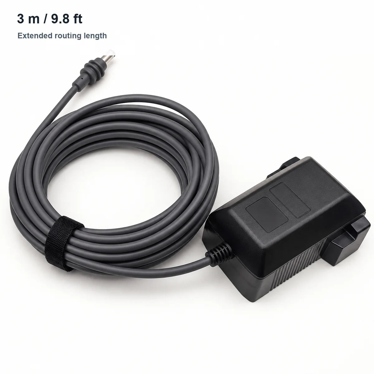 3 m (9.8 ft) M18-compatible slide-battery adapter to DC5521 power cable for Starlink Mini