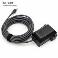 3 m (9.8 ft) M18-compatible slide-battery adapter to DC5521 power cable for Starlink Mini