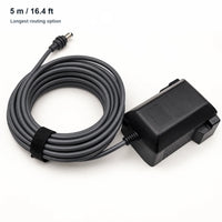 5 m (16.4 ft) M18-compatible slide-battery adapter to DC5521 power cable for Starlink Mini