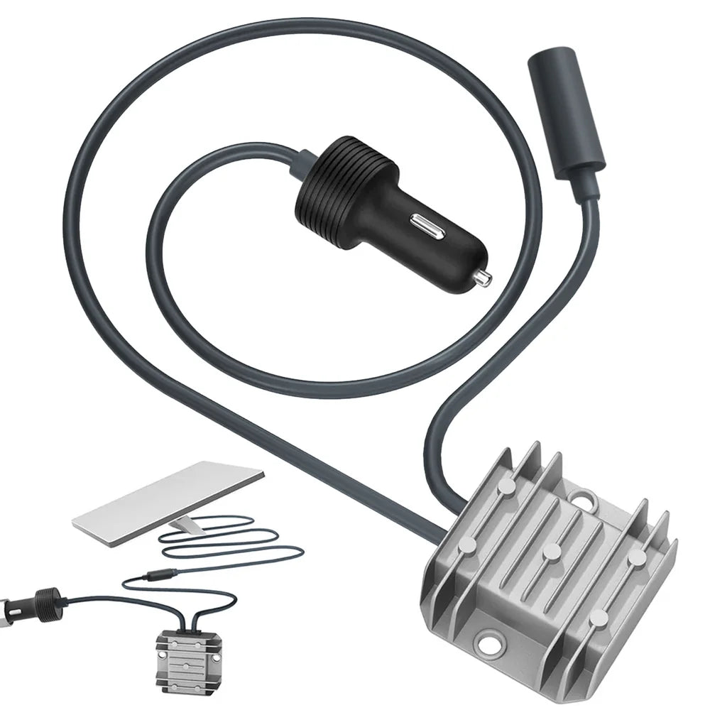 AerolinkGear Car Charger 10-28V to 30V DC Power Adapter with Female Plug for Starlink Mini