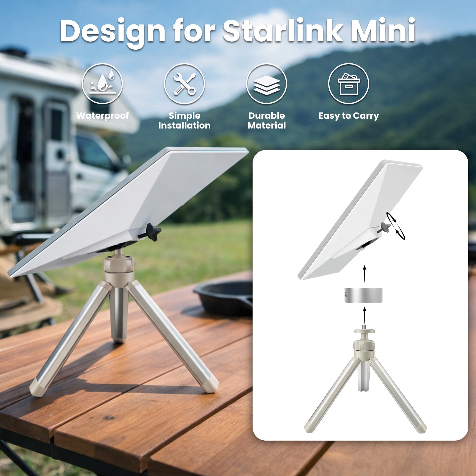 AerolinkGear Mount for Starlink Mini view 10