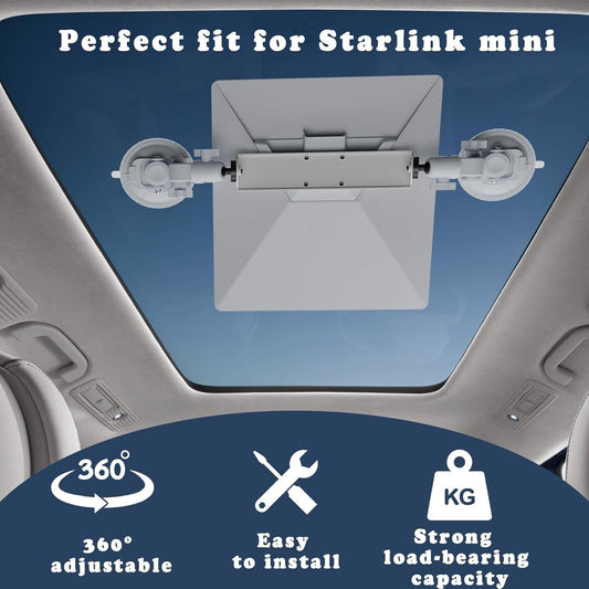 AerolinkGear Suction Mount for Starlink Mini view 2