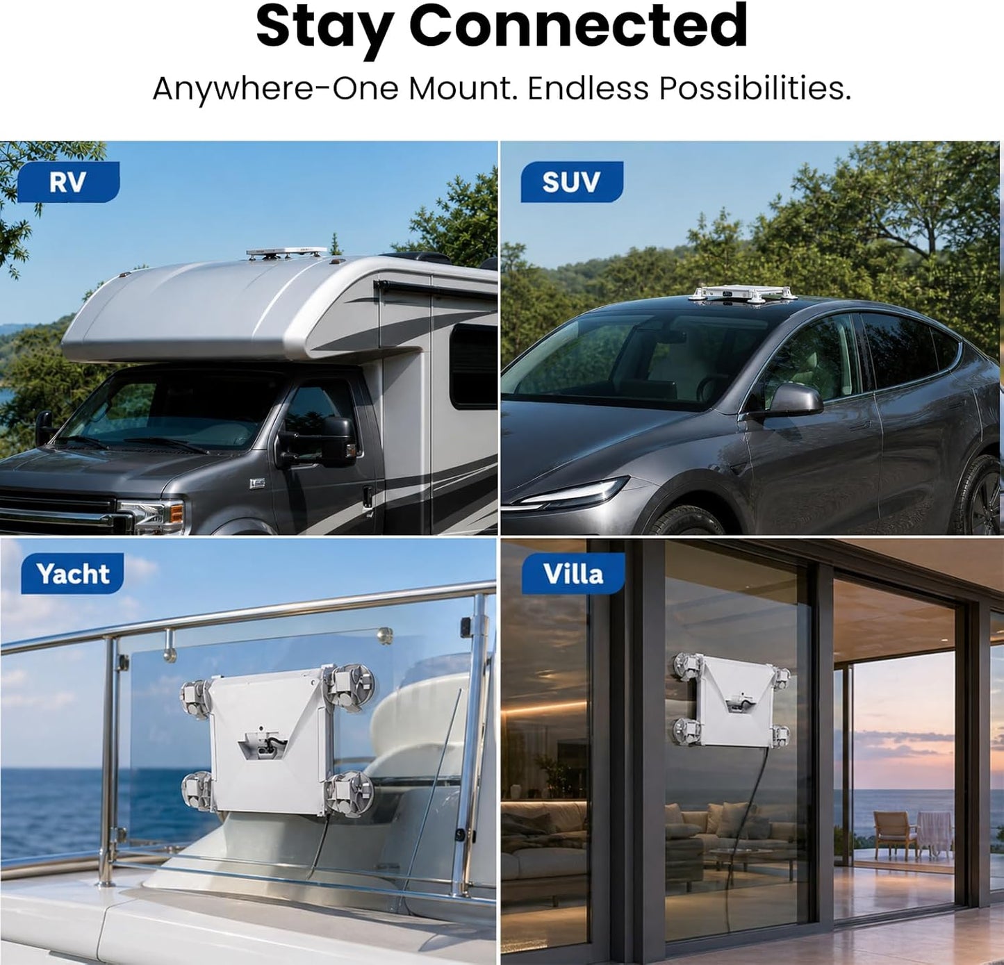 AerolinkGear Magnetic Suction Mount for Starlink Mini view 6