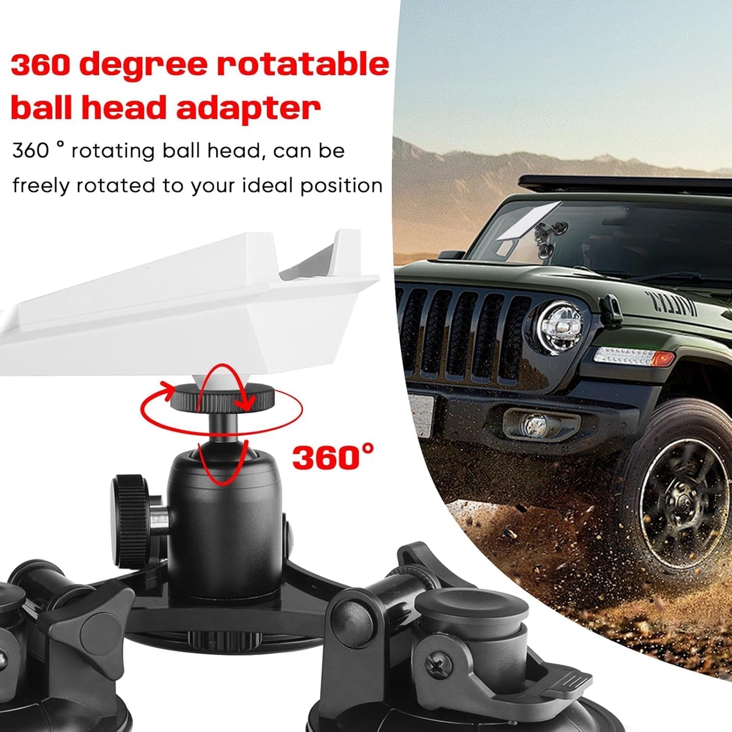 AerolinkGear Suction Mount for Starlink Mini view 4