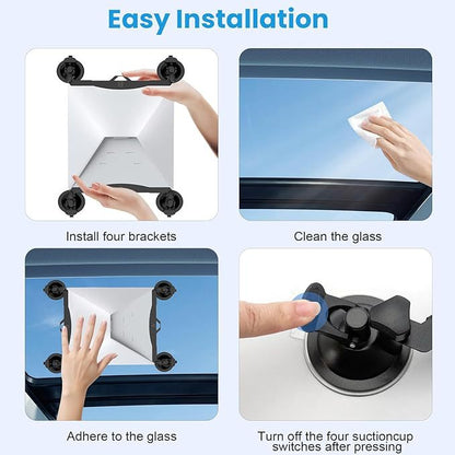 Starlink Mini Vehicle Suction Mount Rugged Metal view 2