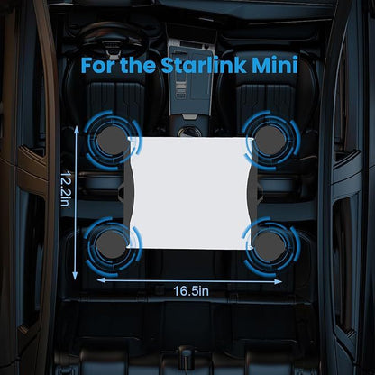 Starlink Mini Vehicle Suction Mount Rugged Metal view 3