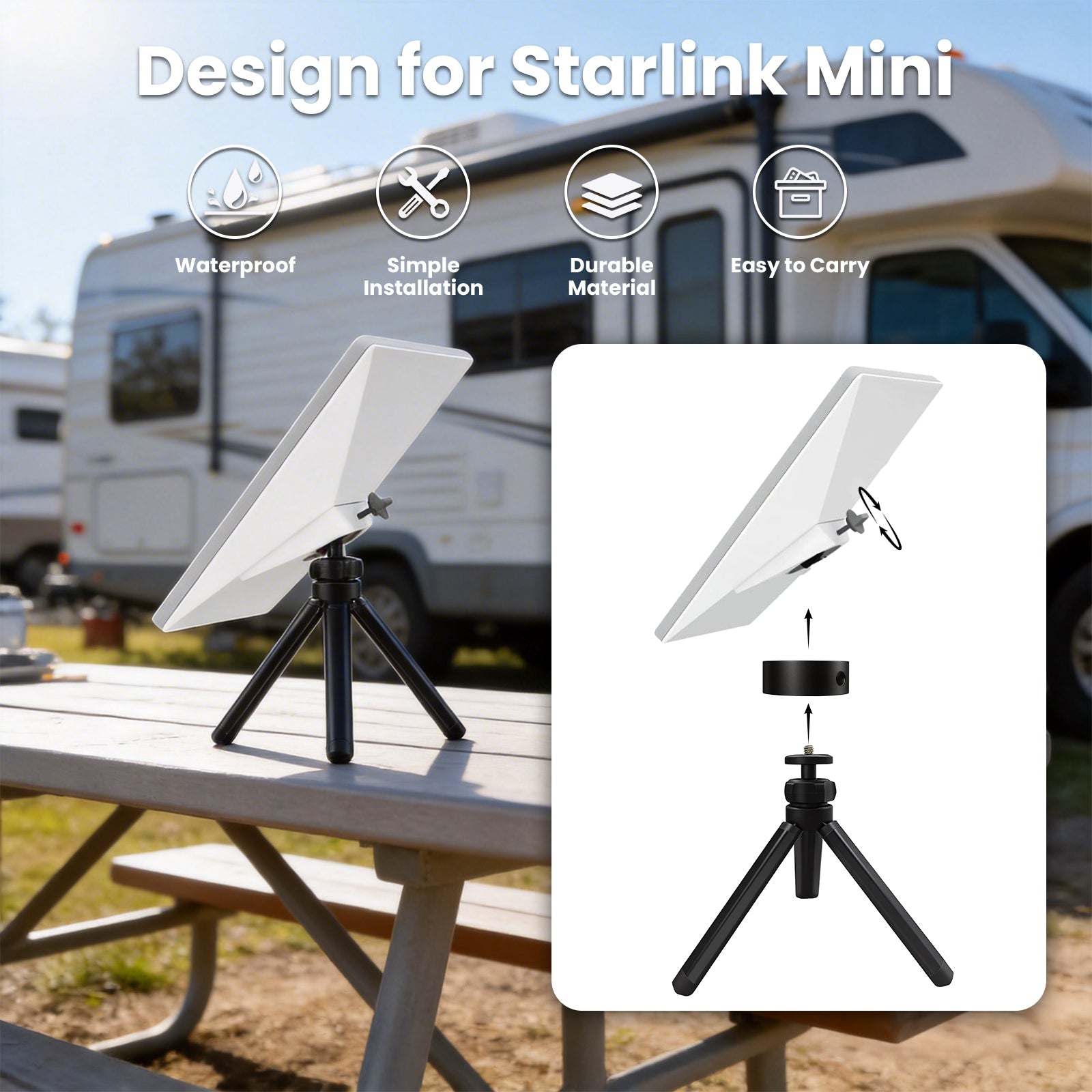 AerolinkGear Mount for Starlink Mini view 4