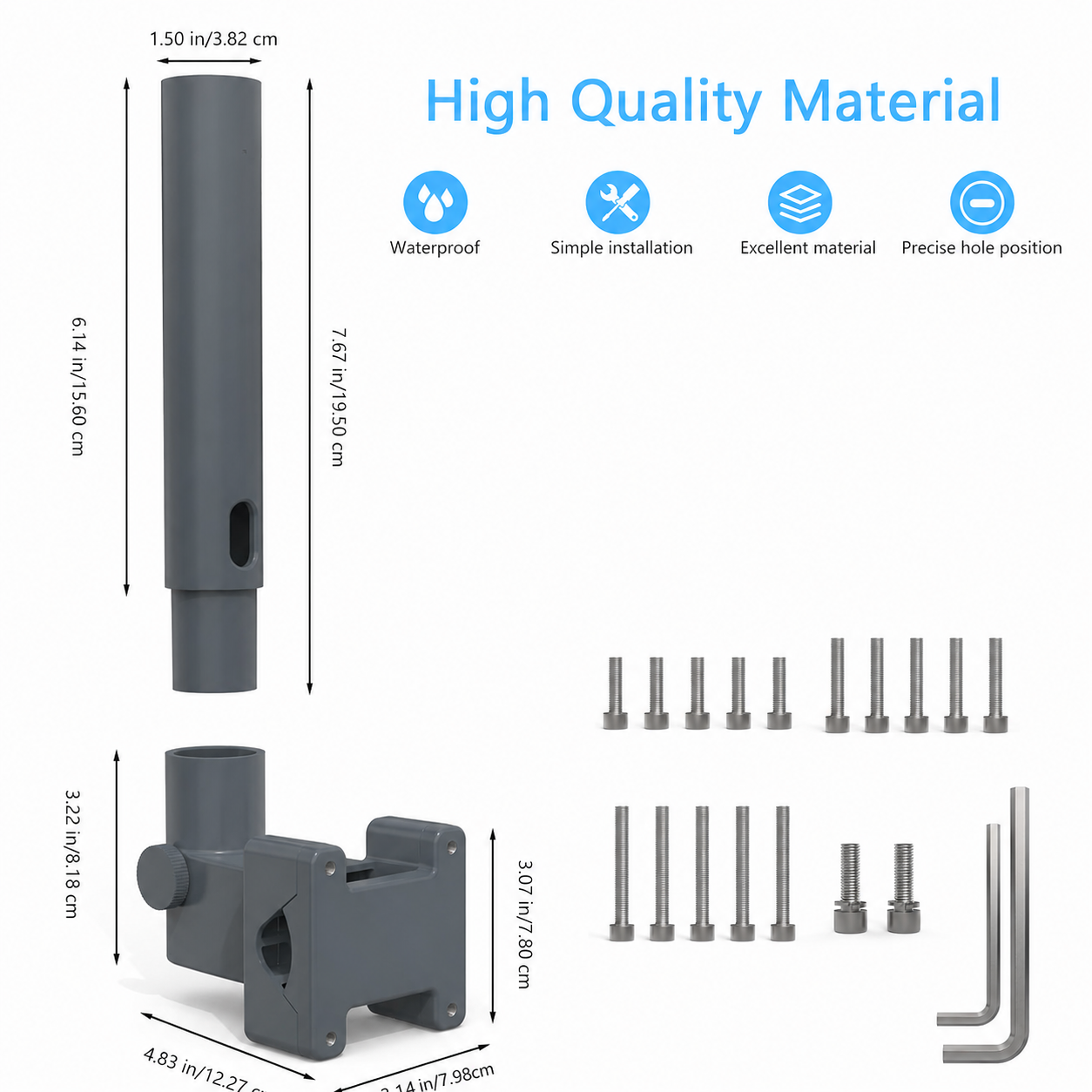 AerolinkGear Roof Rack Mount for Starlink Mini view 2
