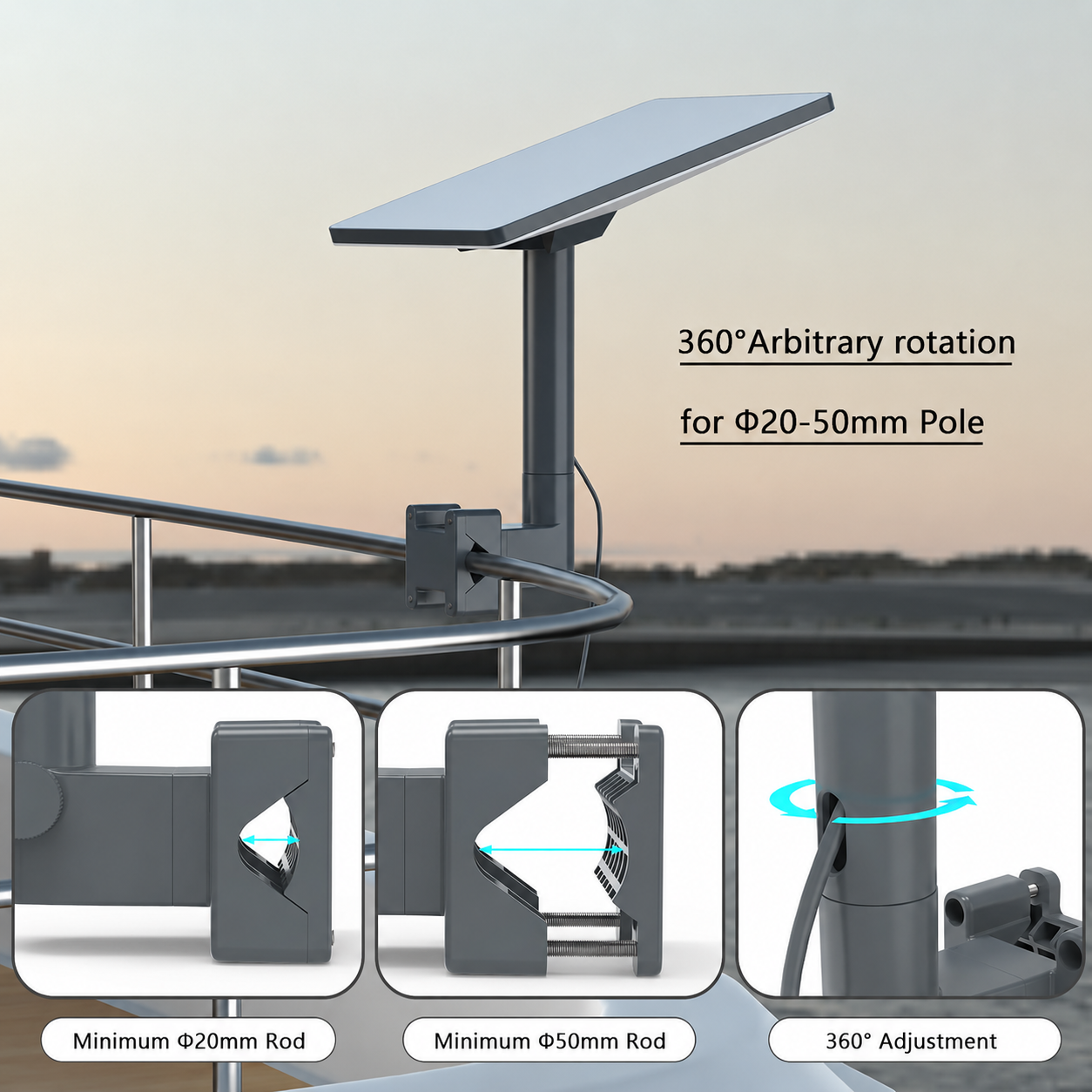 AerolinkGear Roof Rack Mount for Starlink Mini view 3