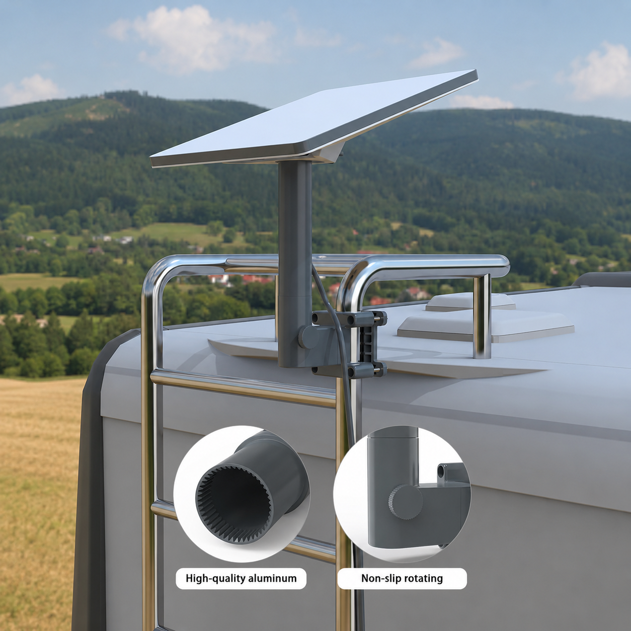 AerolinkGear Roof Rack Mount for Starlink Mini view 5