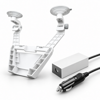 AerolinkGear Starlink Mini Glass Dock | Adjustable Dual-Cup Vehicle Mount