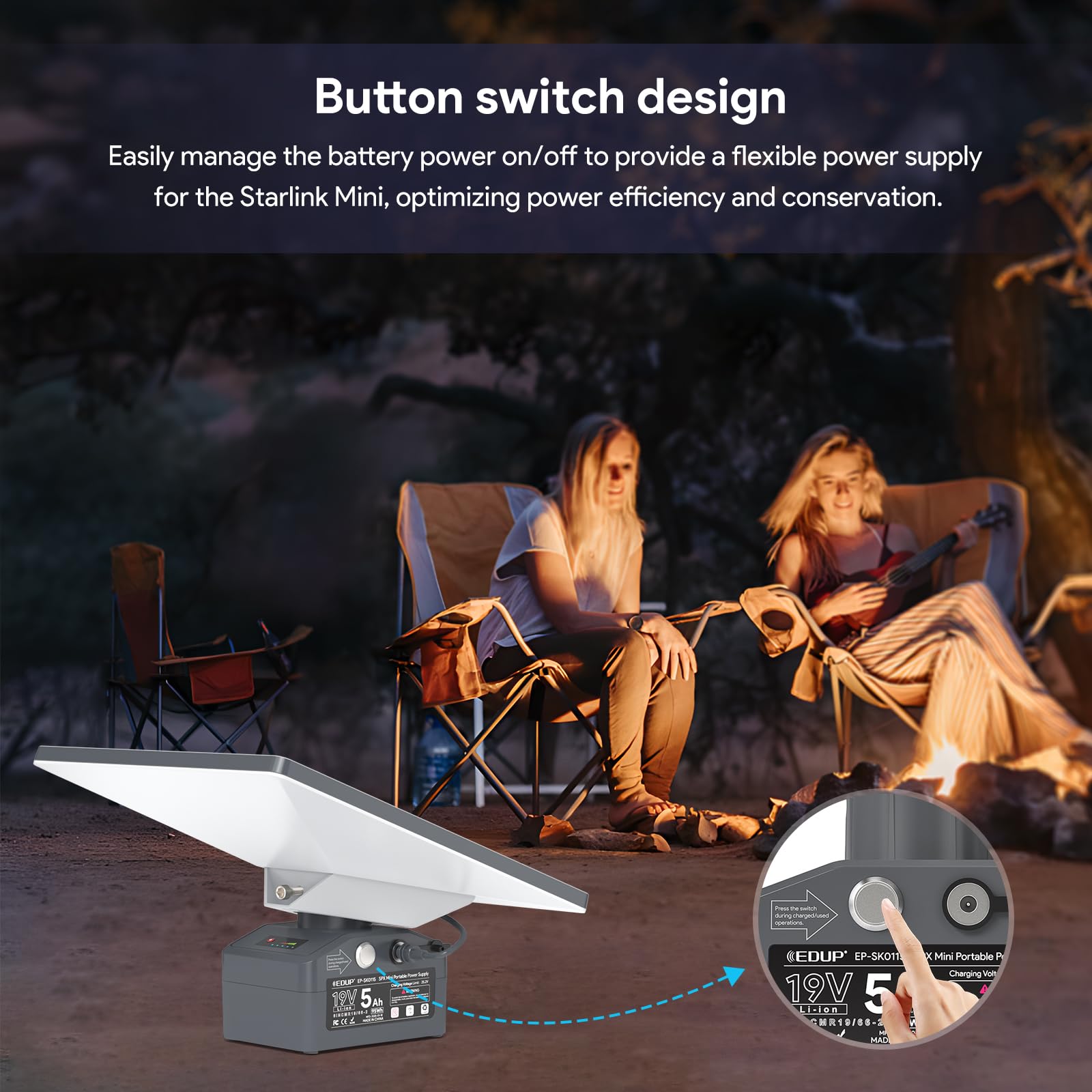 Starlink Mini Expandable Battery Pack 29700mAh Modular view 4