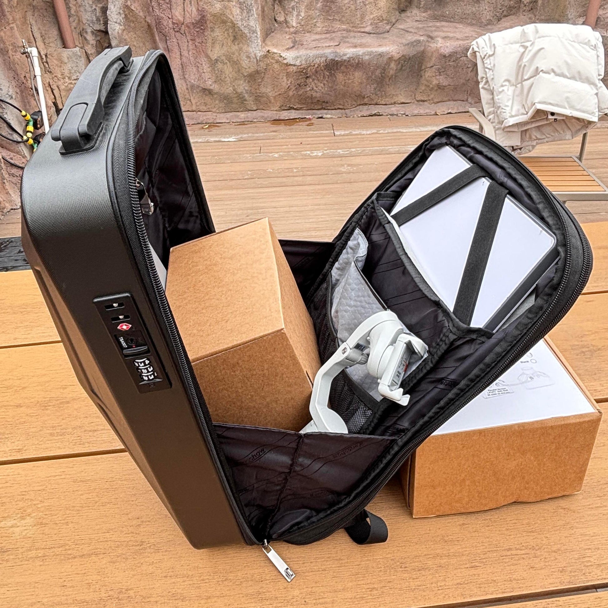 Hard Shell Backpack for Starlink Mini Impact Resistant view 3
