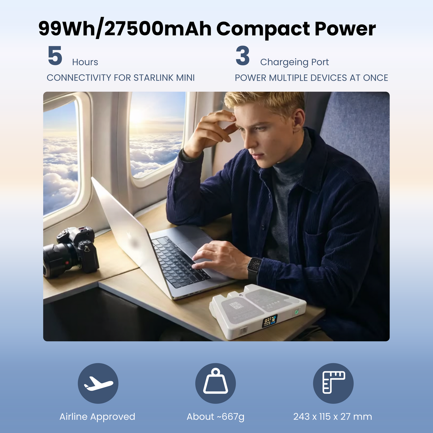 AerolinkGear LinkPack 2 Power Bank for Starlink Mini - Full Product Overview