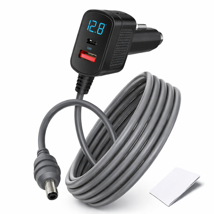 Starlink Mini Car Charger Cable Digital Display 3-in-1