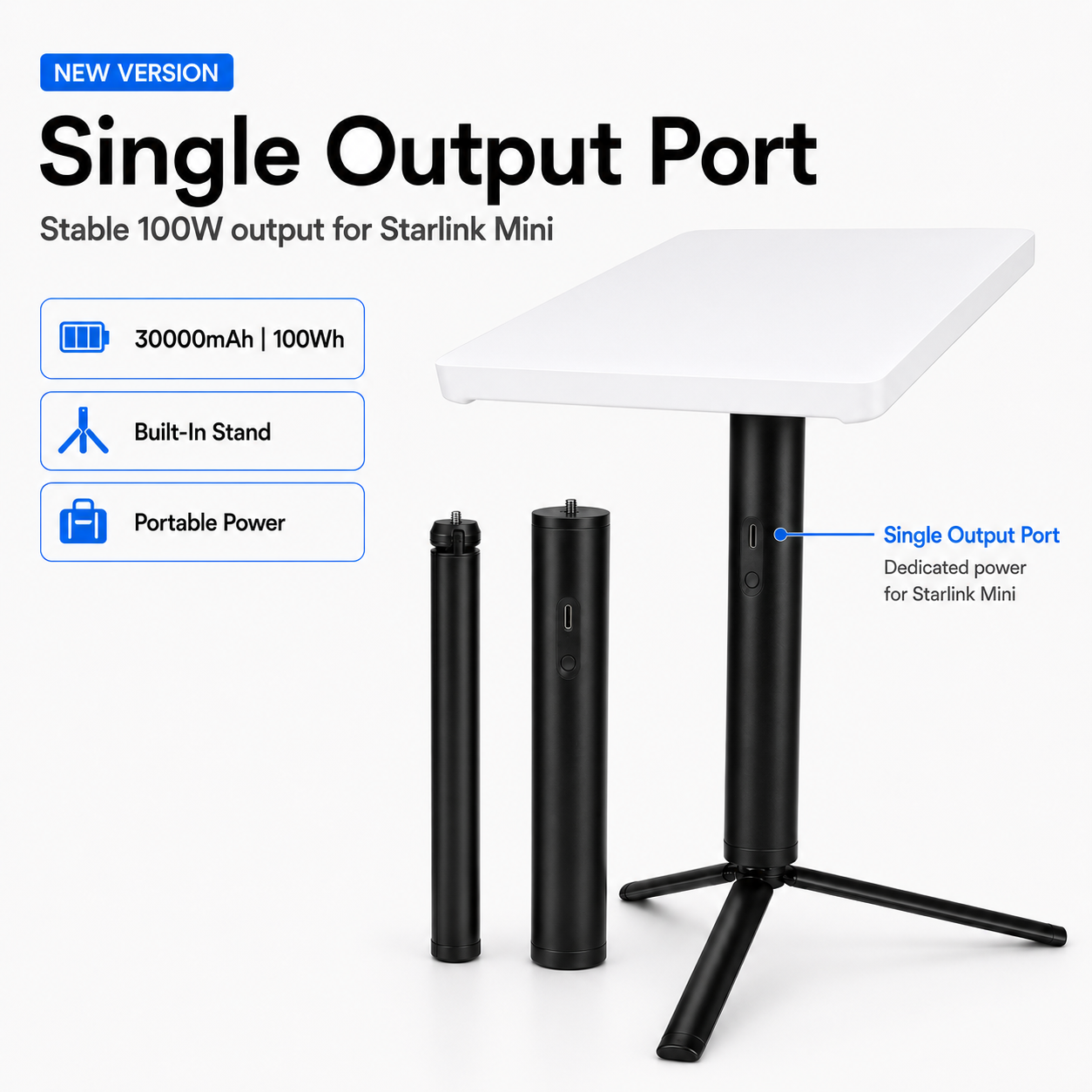 Starlink Mini Power Bank Stand Kit - Essential Power Kit Components